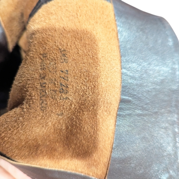 FRYE Women's Brown Leather Snub Nosed Zip Up Boots - Size 6.5 M - Picture 12 of 16